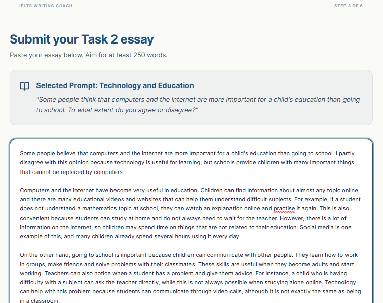 Examiner report