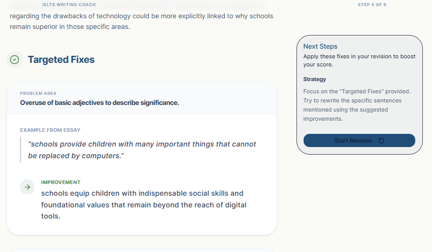 AI writing coach screenshot 4