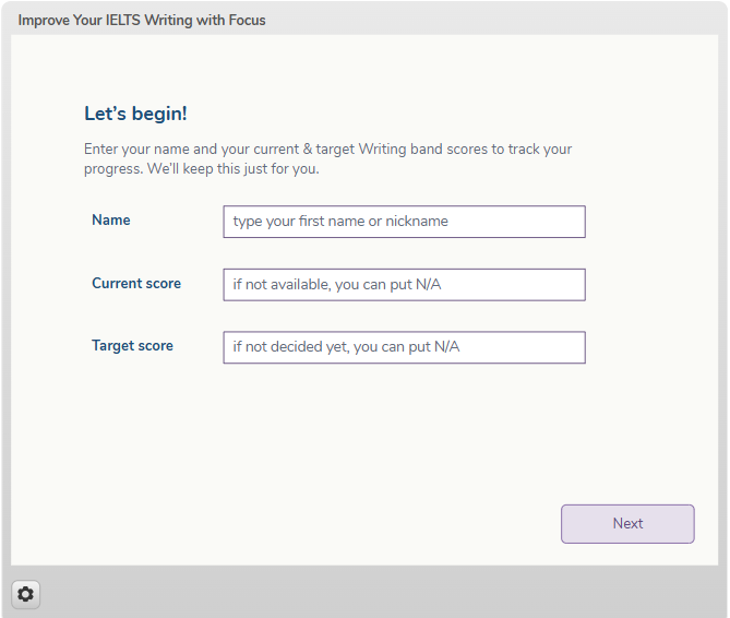 Storyline module screenshot 2